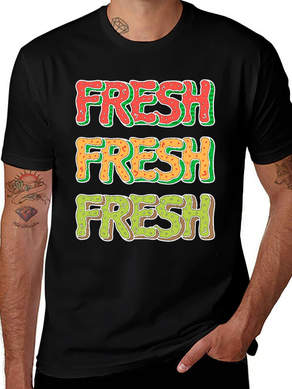 Fresh Donuts T-Shirt: Foodie Tee