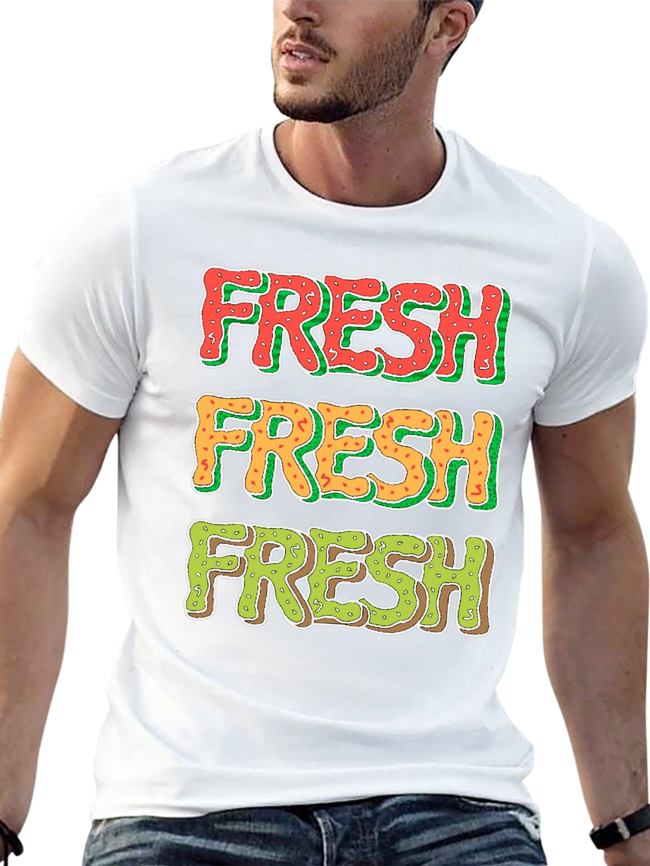 Fresh Donuts T-Shirt: Foodie Tee