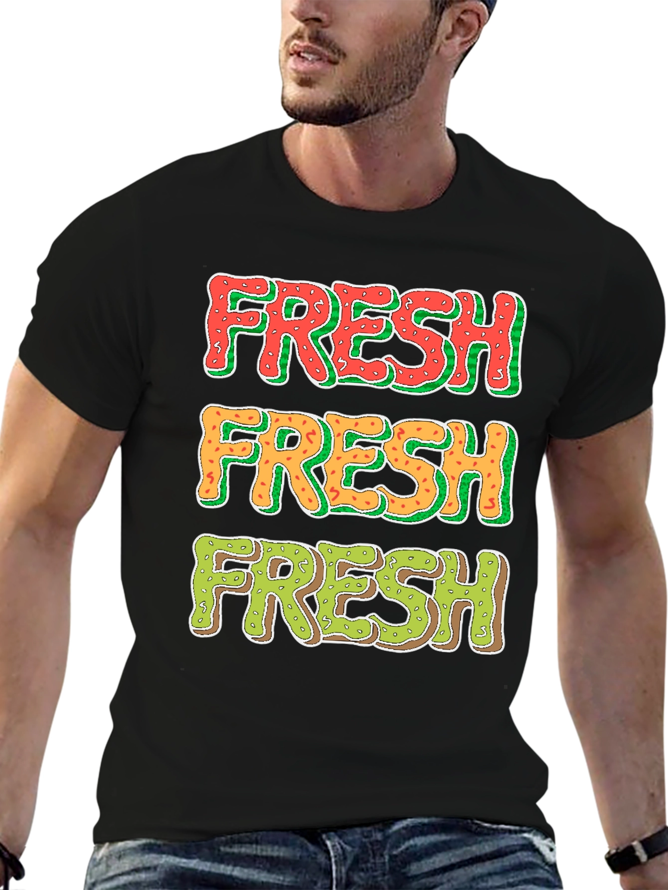 Fresh Donuts T-Shirt: Foodie Tee