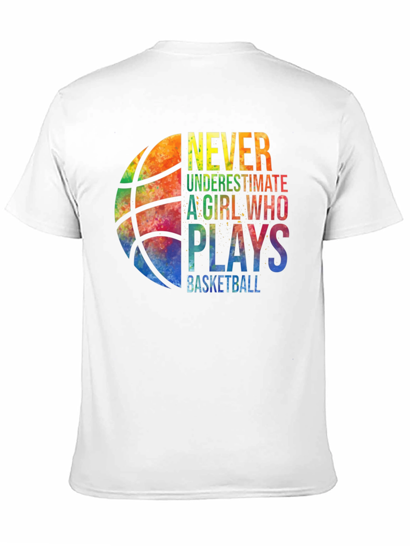 Never Underestimate Basketball Girl T-Shirt