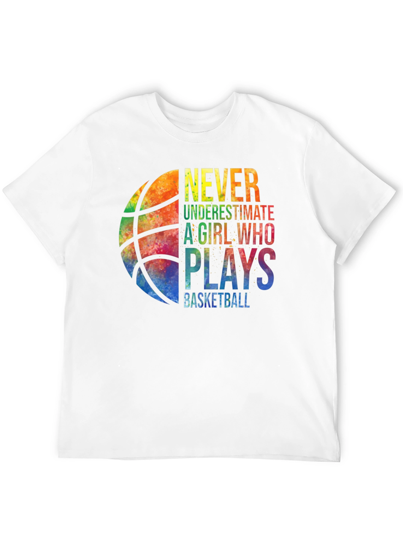 Never Underestimate Basketball Girl T-Shirt
