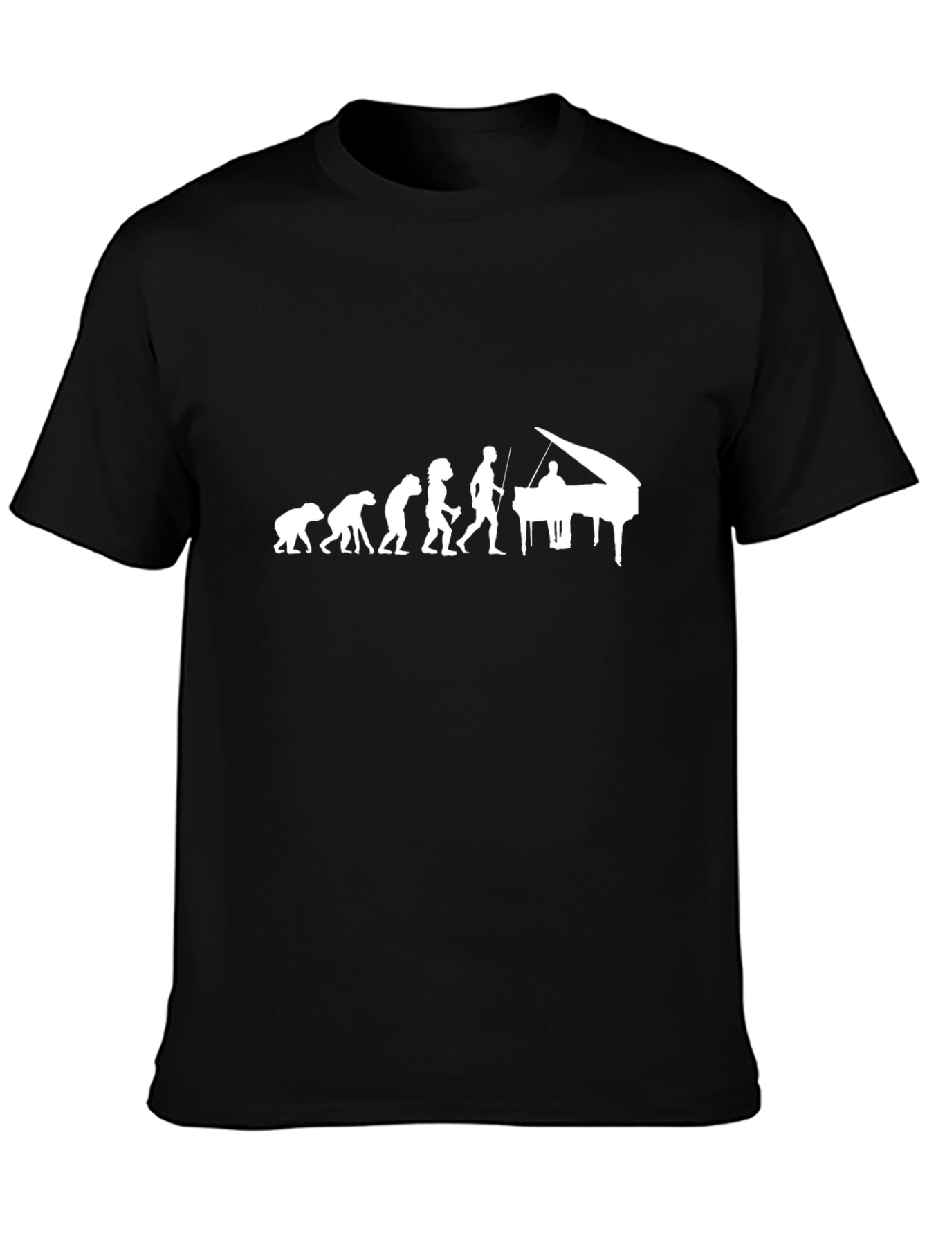 Piano Evolution T-Shirt - Musician Gift