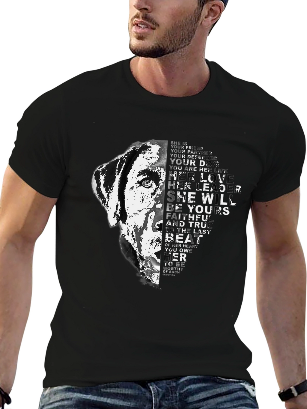 Dog Lover T-Shirt - Mans Best Friend Design
