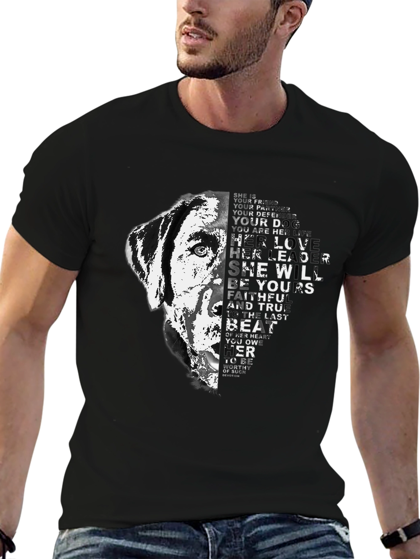 Dog Lover T-Shirt - Mans Best Friend Design