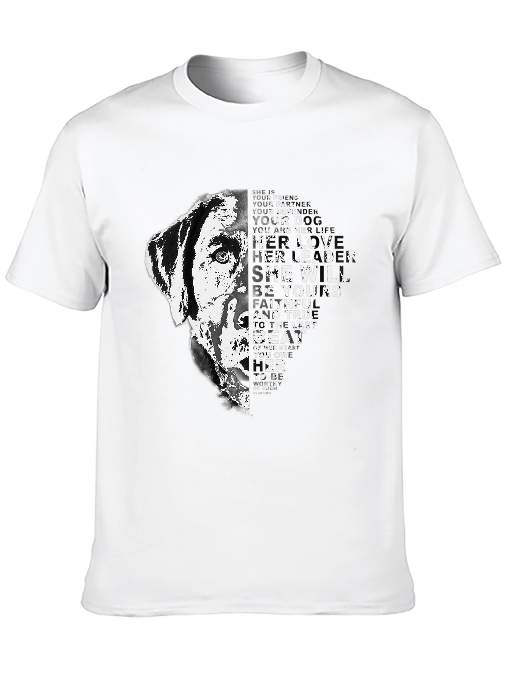 Dog Lover T-Shirt - Mans Best Friend Design