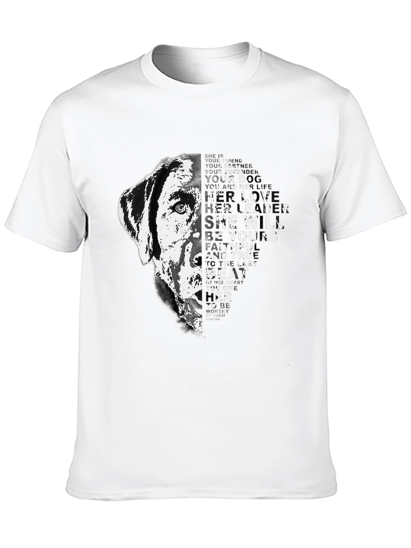 Dog Lover T-Shirt - Mans Best Friend Design