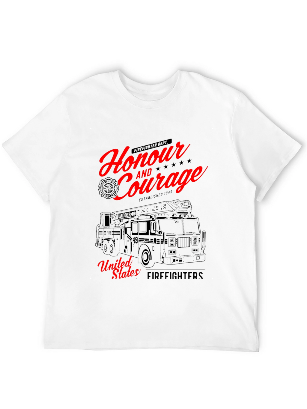 Honour and Courage Firefighter T-Shirt