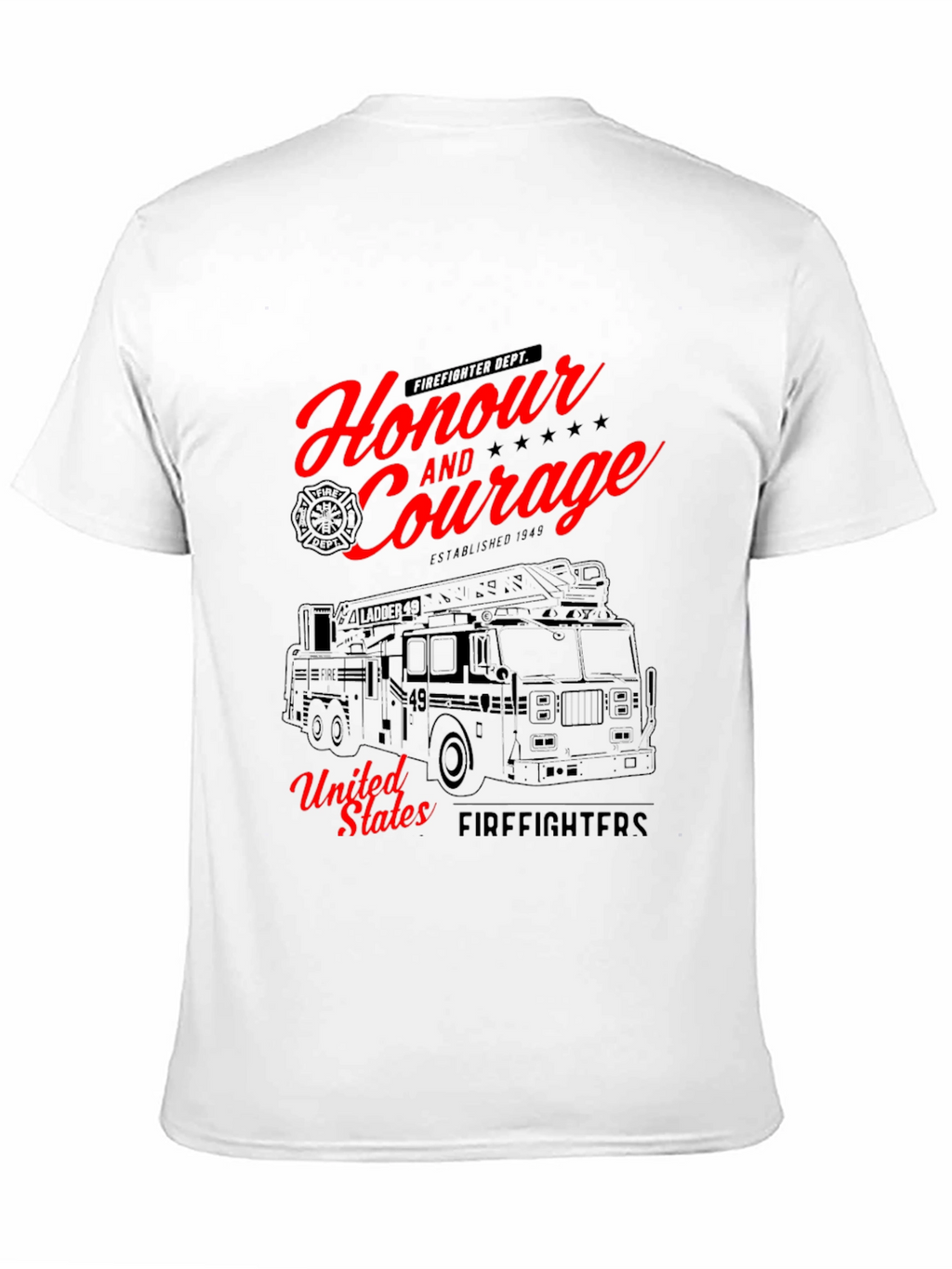 Honour and Courage Firefighter T-Shirt