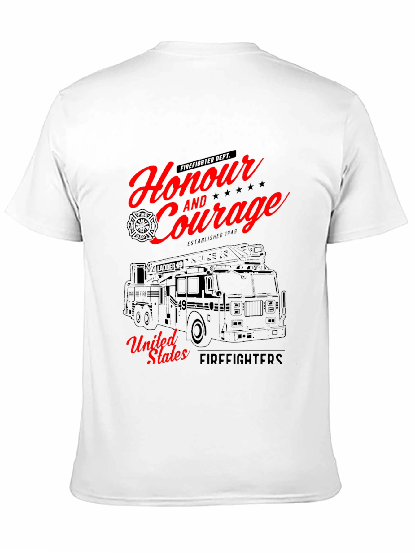 Honour and Courage Firefighter T-Shirt