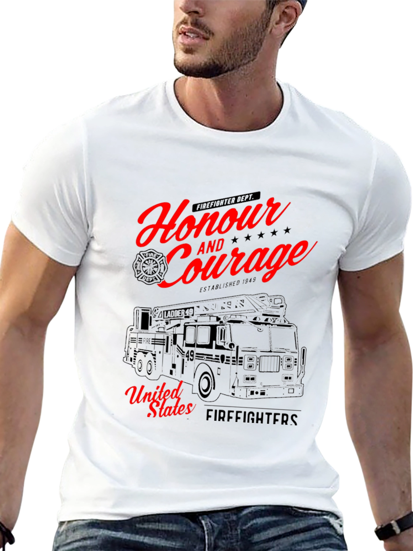 Honour and Courage Firefighter T-Shirt
