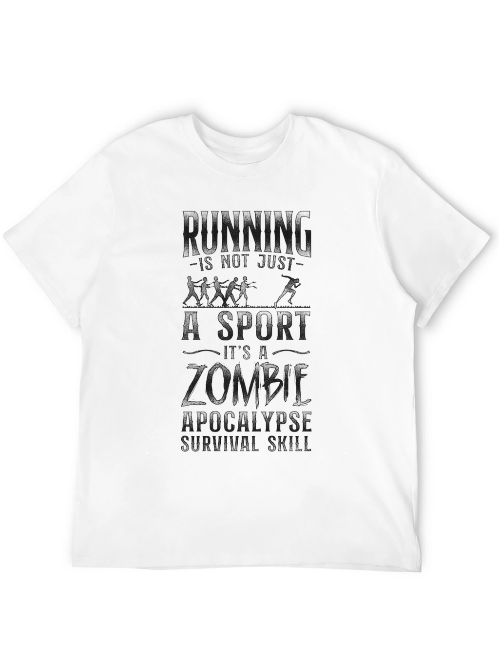 Zombie Apocalypse Survival T-Shirt - Black