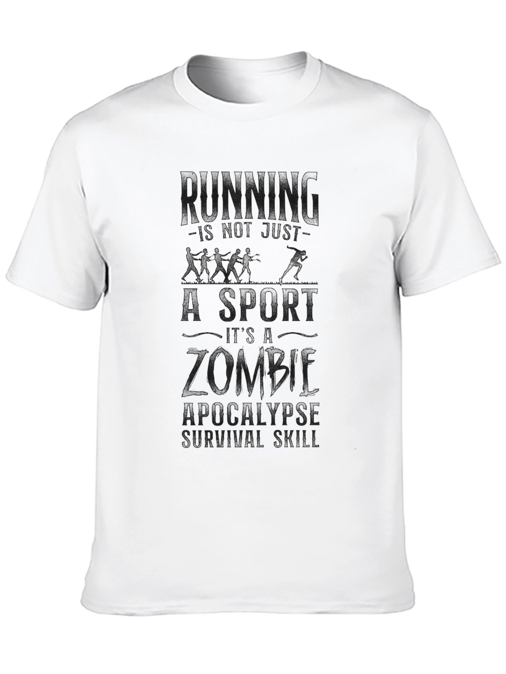 Zombie Apocalypse Survival T-Shirt - Black