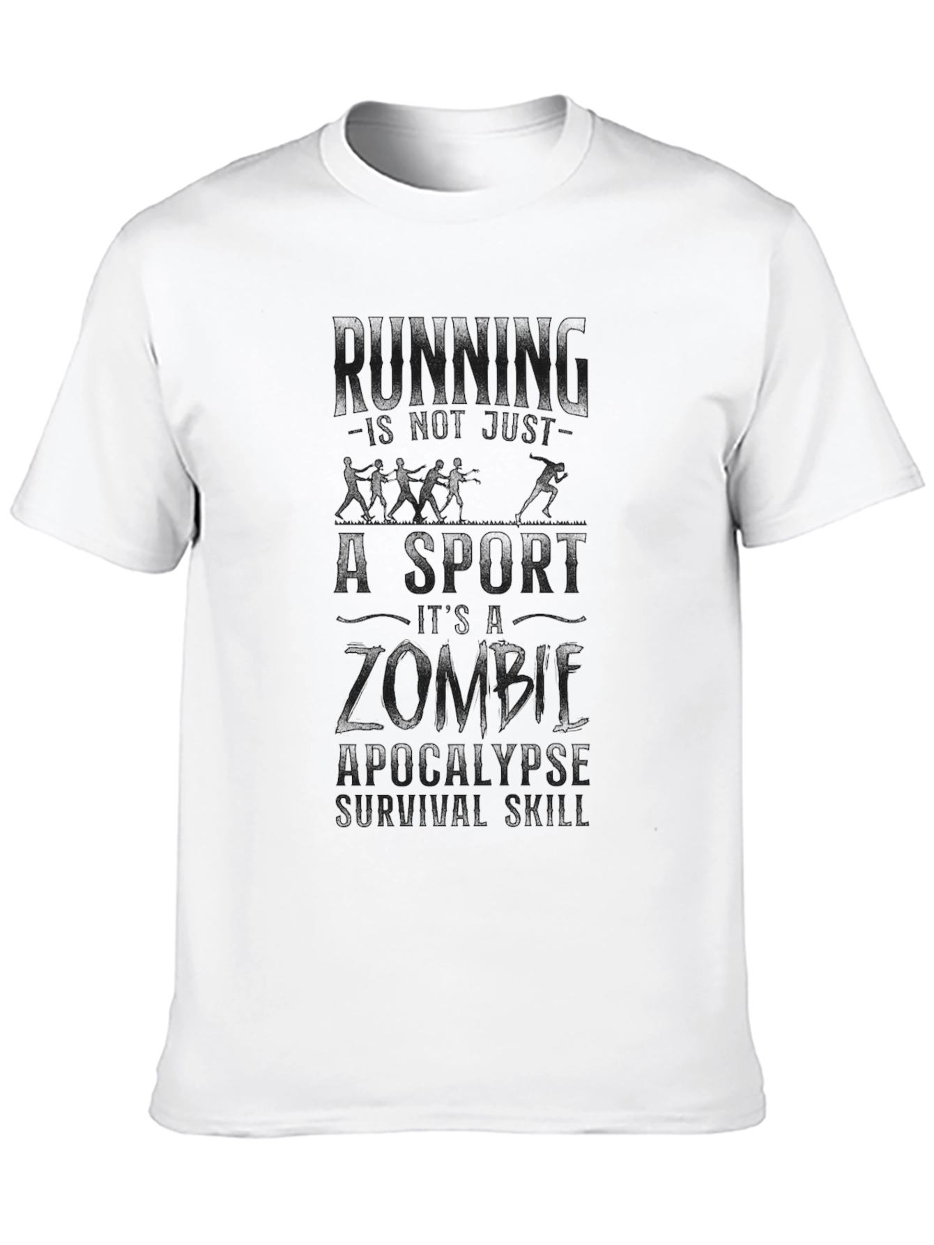 Zombie Apocalypse Survival T-Shirt - Black
