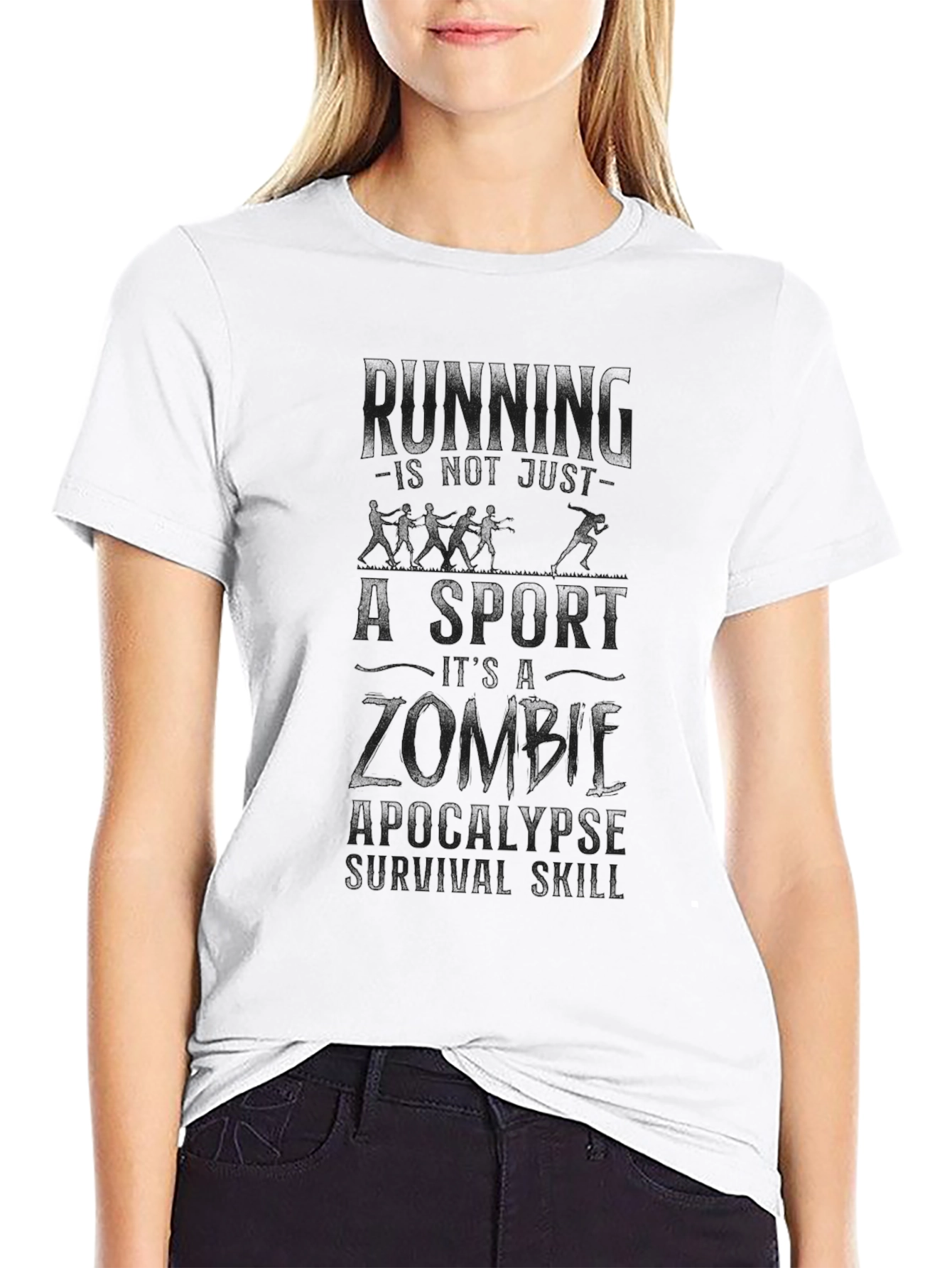 Zombie Apocalypse Survival T-Shirt - Black