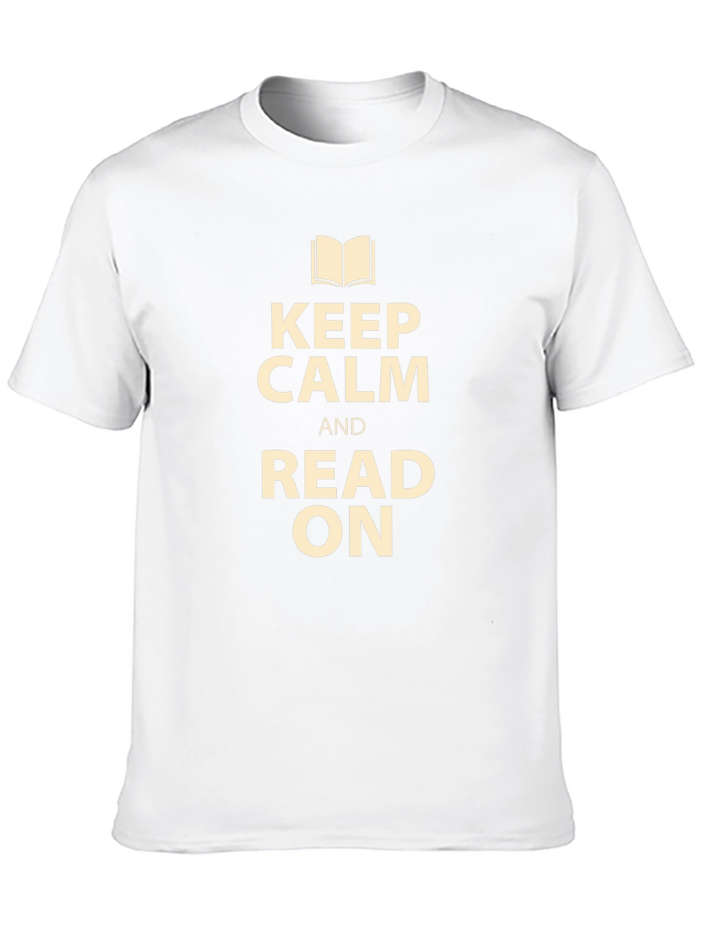 Keep Calm and Read On Black T-Shirt
