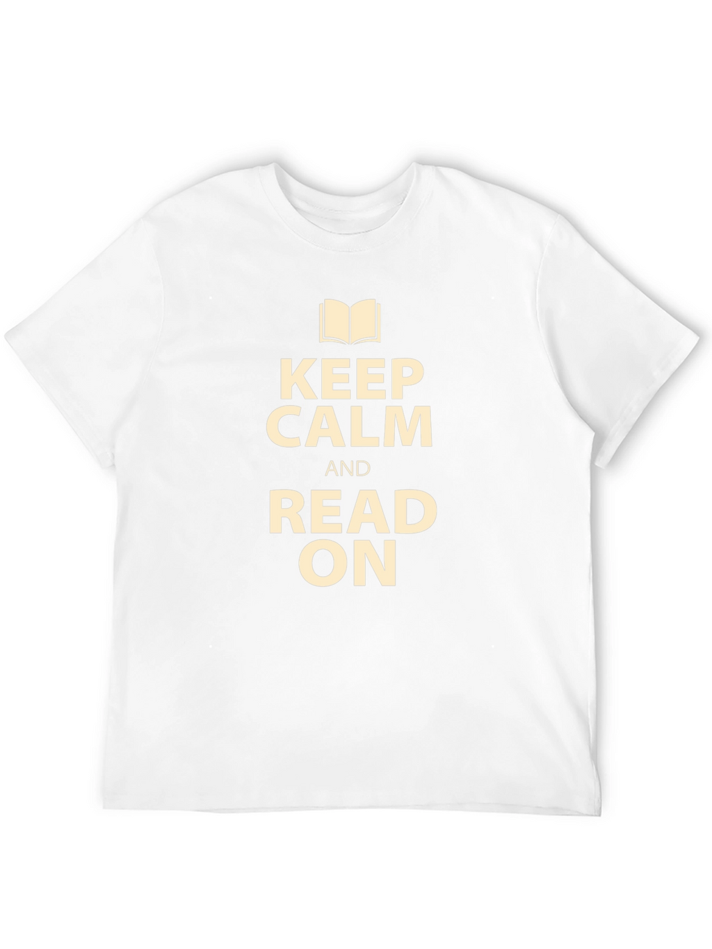 Keep Calm and Read On Black T-Shirt