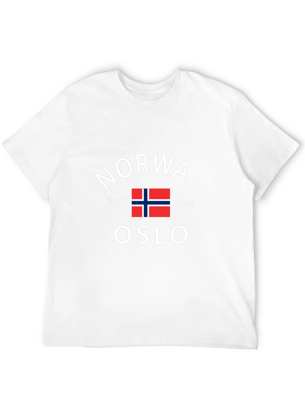 Norway Oslo Estb 1049 Black Graphic Tee