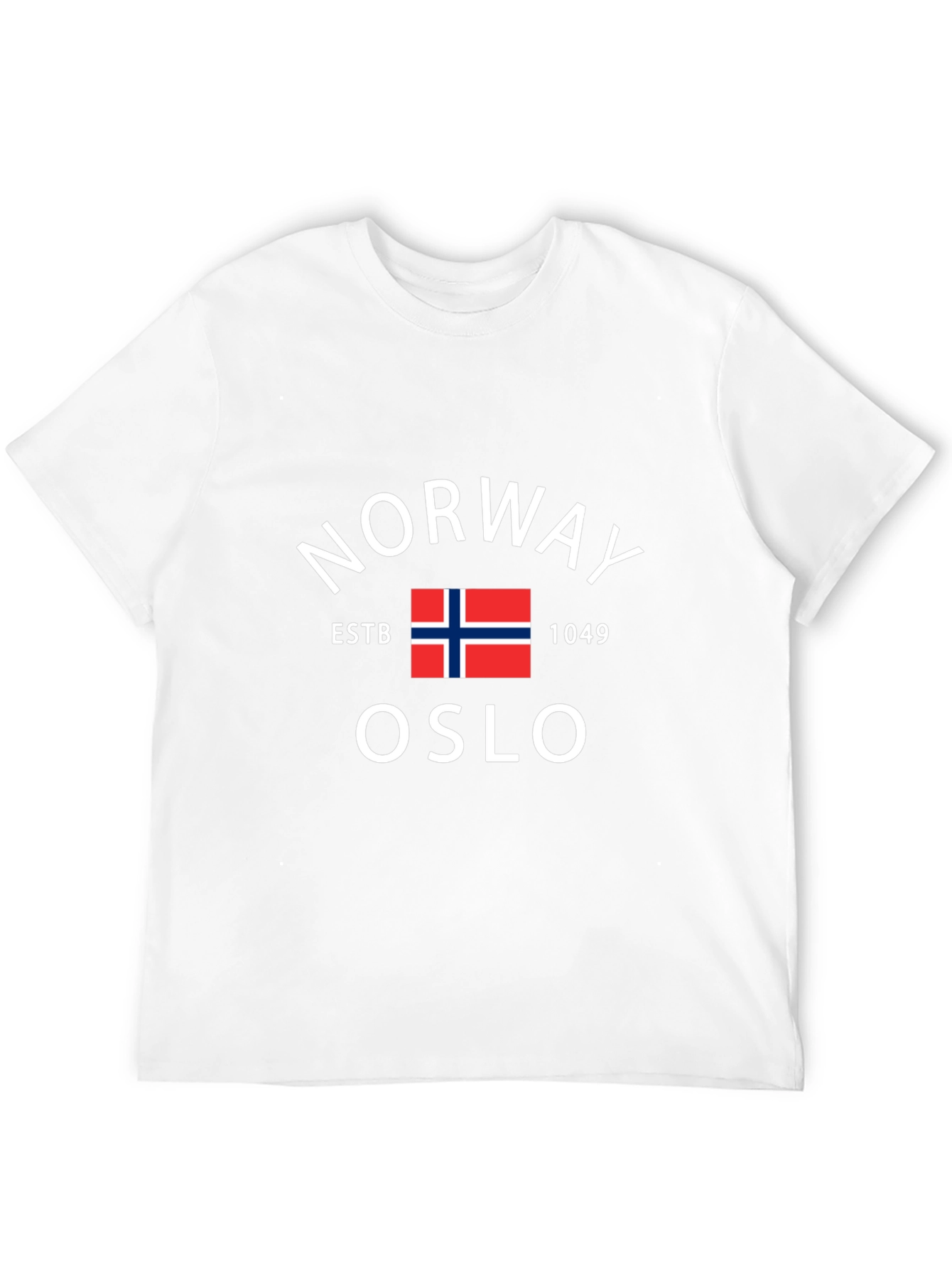 Norway Oslo Estb 1049 Black Graphic Tee