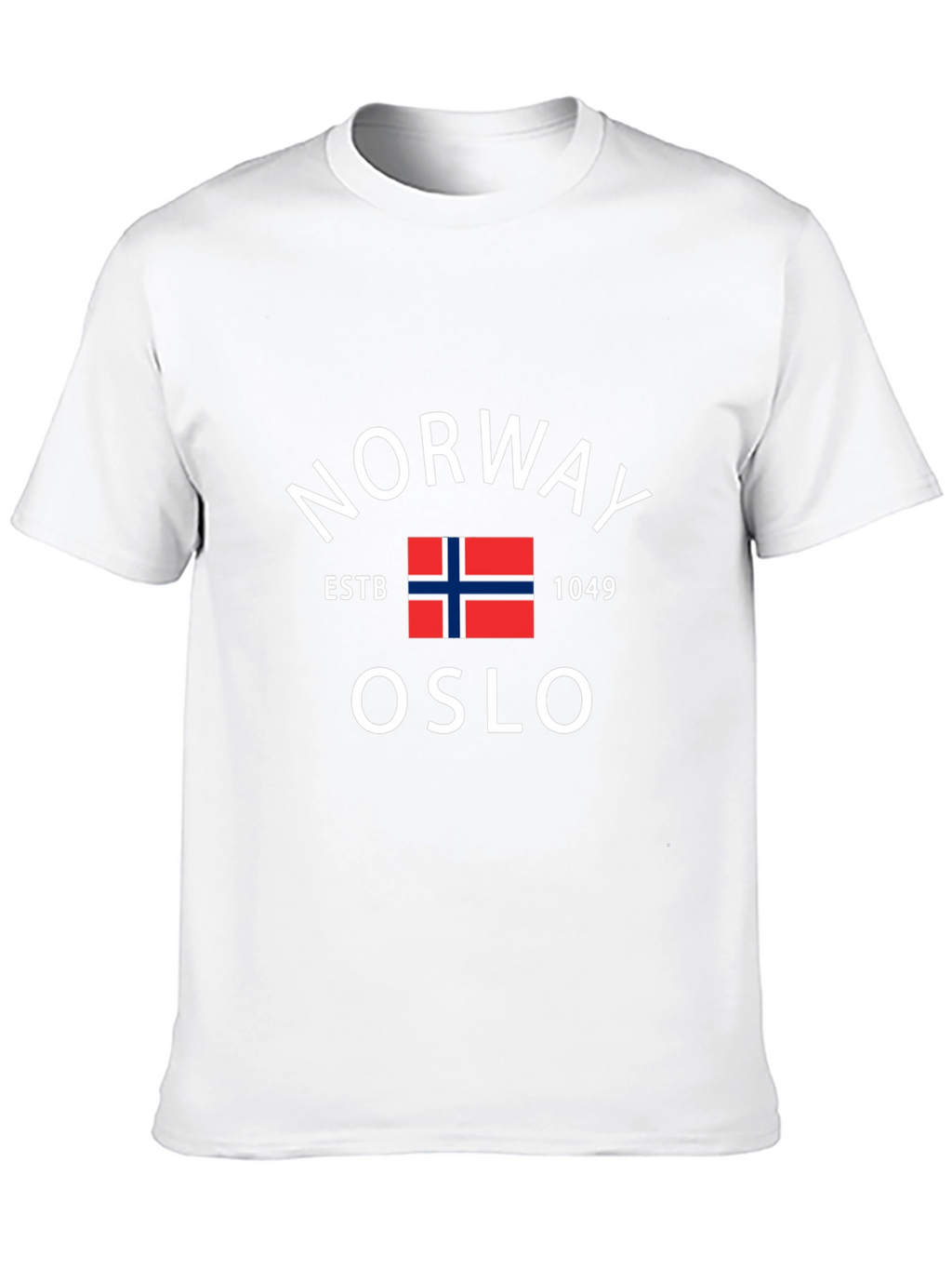 Norway Oslo Estb 1049 Black Graphic Tee