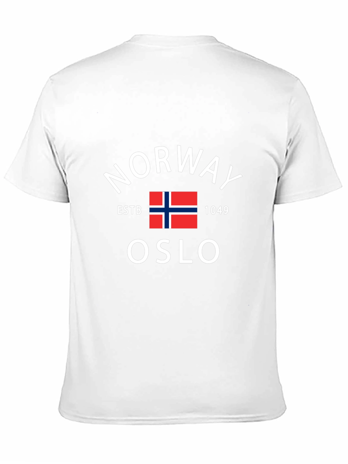 Norway Oslo Estb 1049 Black Graphic Tee