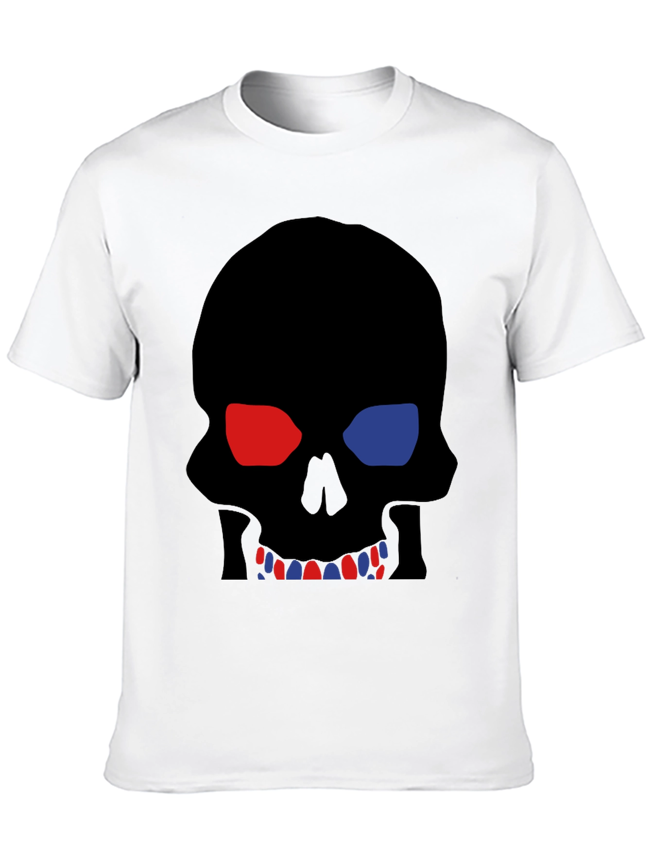 Skull 3D T-Shirt - Black Graphic Tee