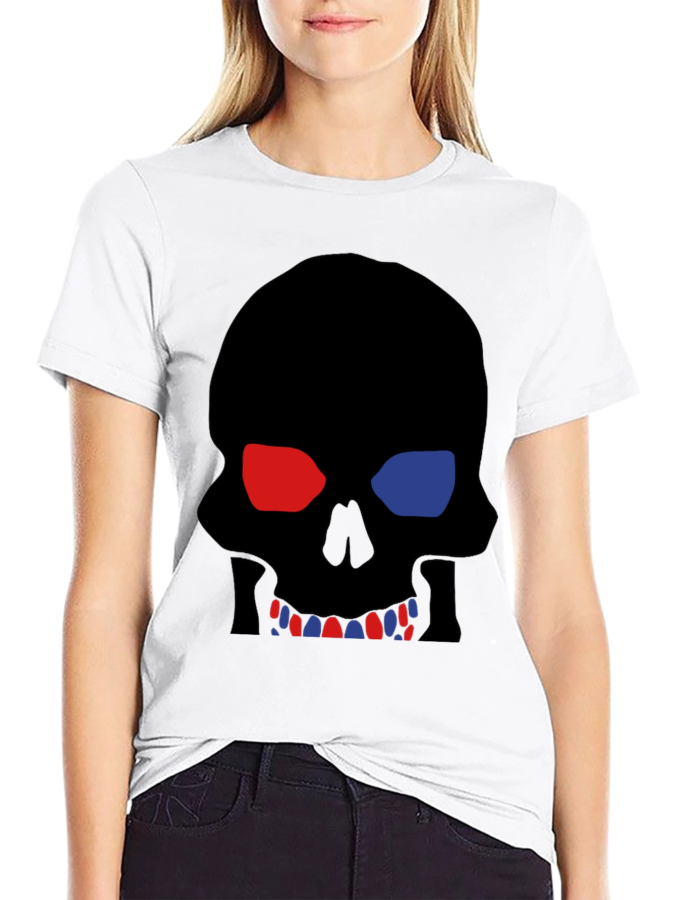 Skull 3D T-Shirt - Black Graphic Tee