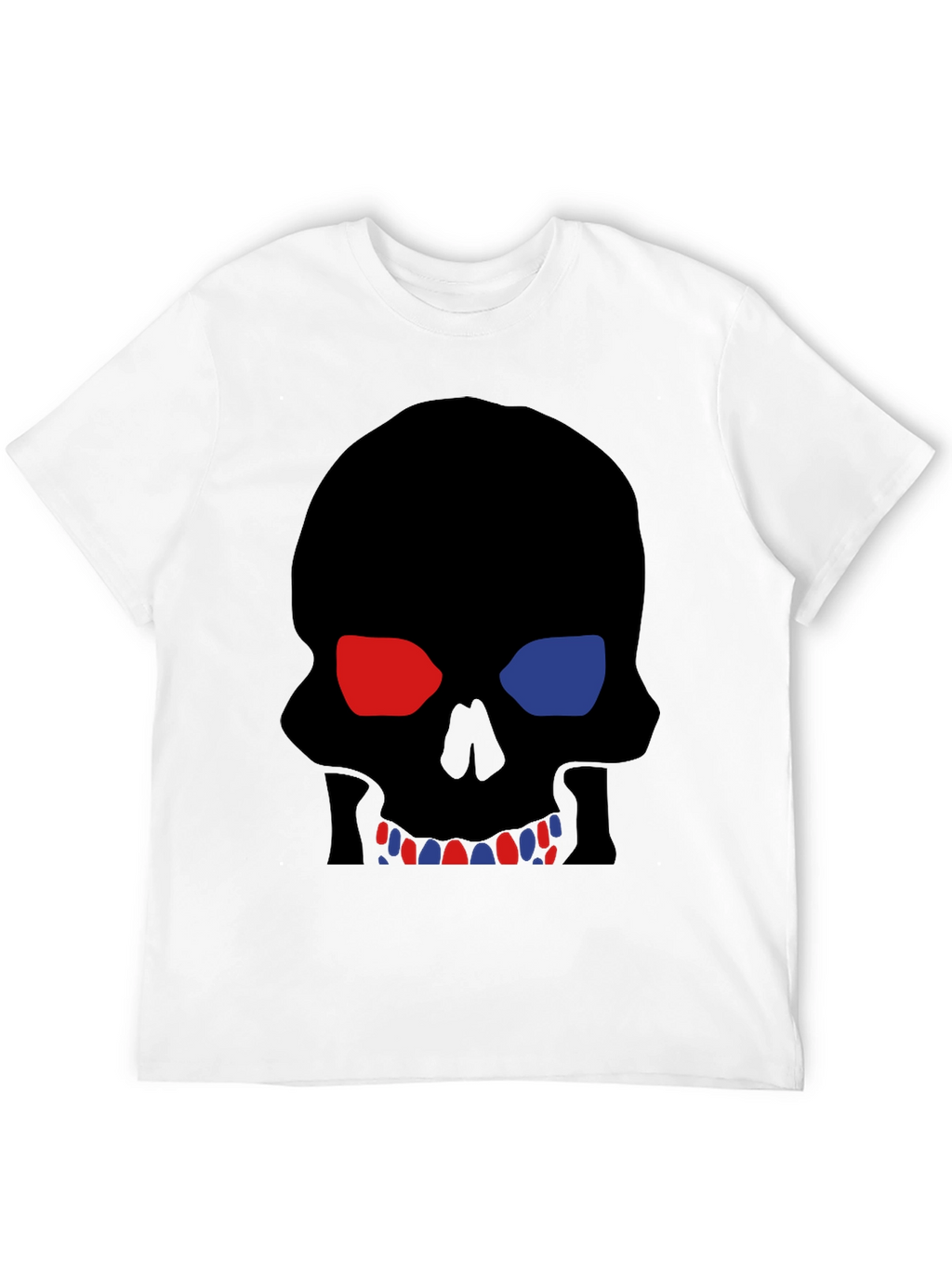 Skull 3D T-Shirt - Black Graphic Tee