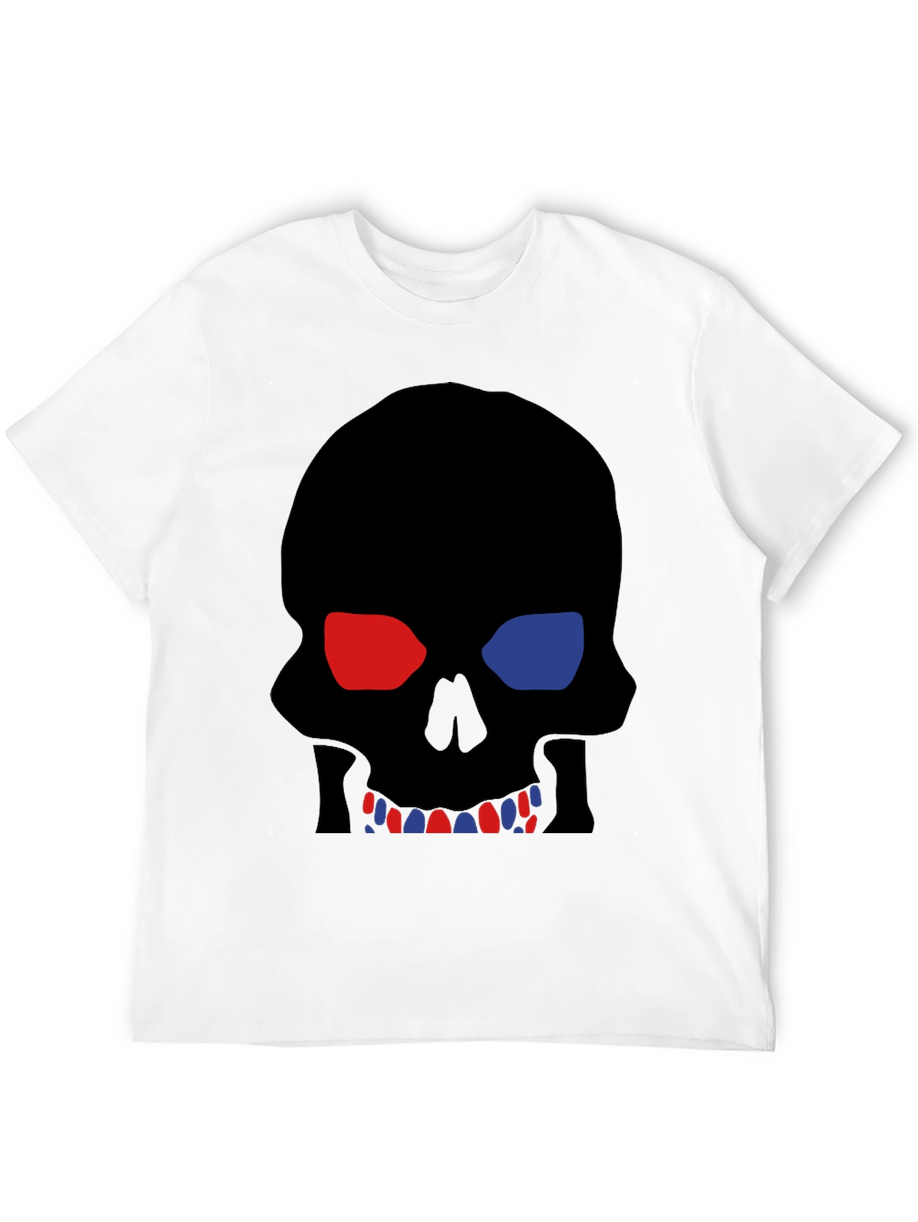 Skull 3D T-Shirt - Black Graphic Tee
