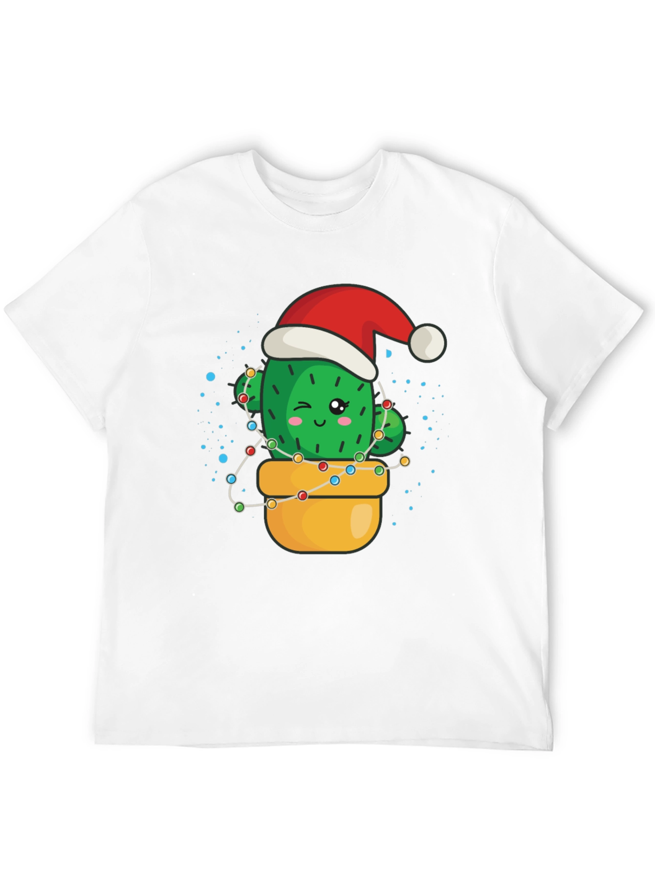 Festive Cactus T-Shirt - Holiday Cheer