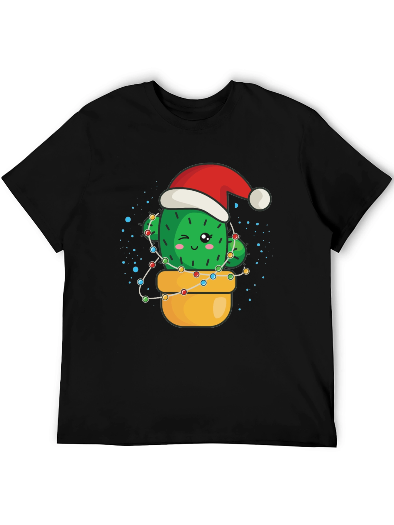 Festive Cactus T-Shirt - Holiday Cheer