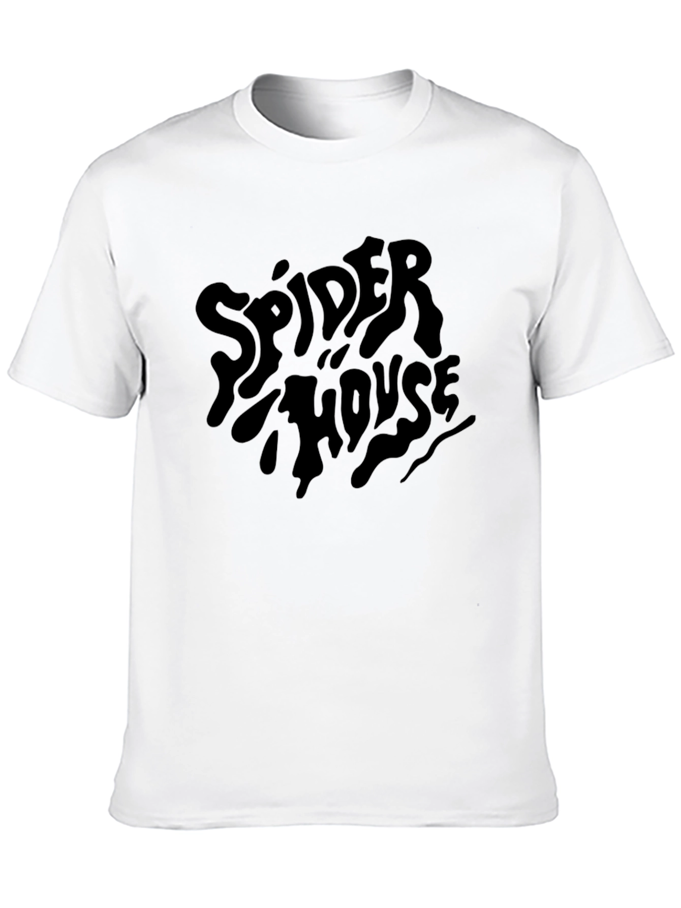 Spider House Black Graphic Tee - Mens