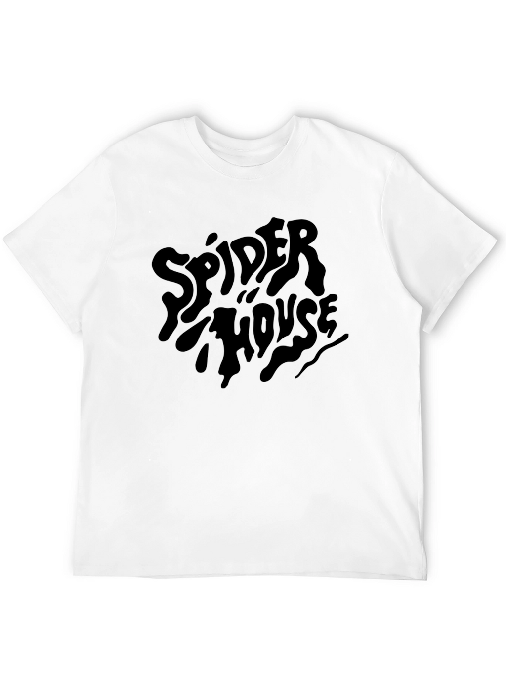 Spider House Black Graphic Tee - Mens