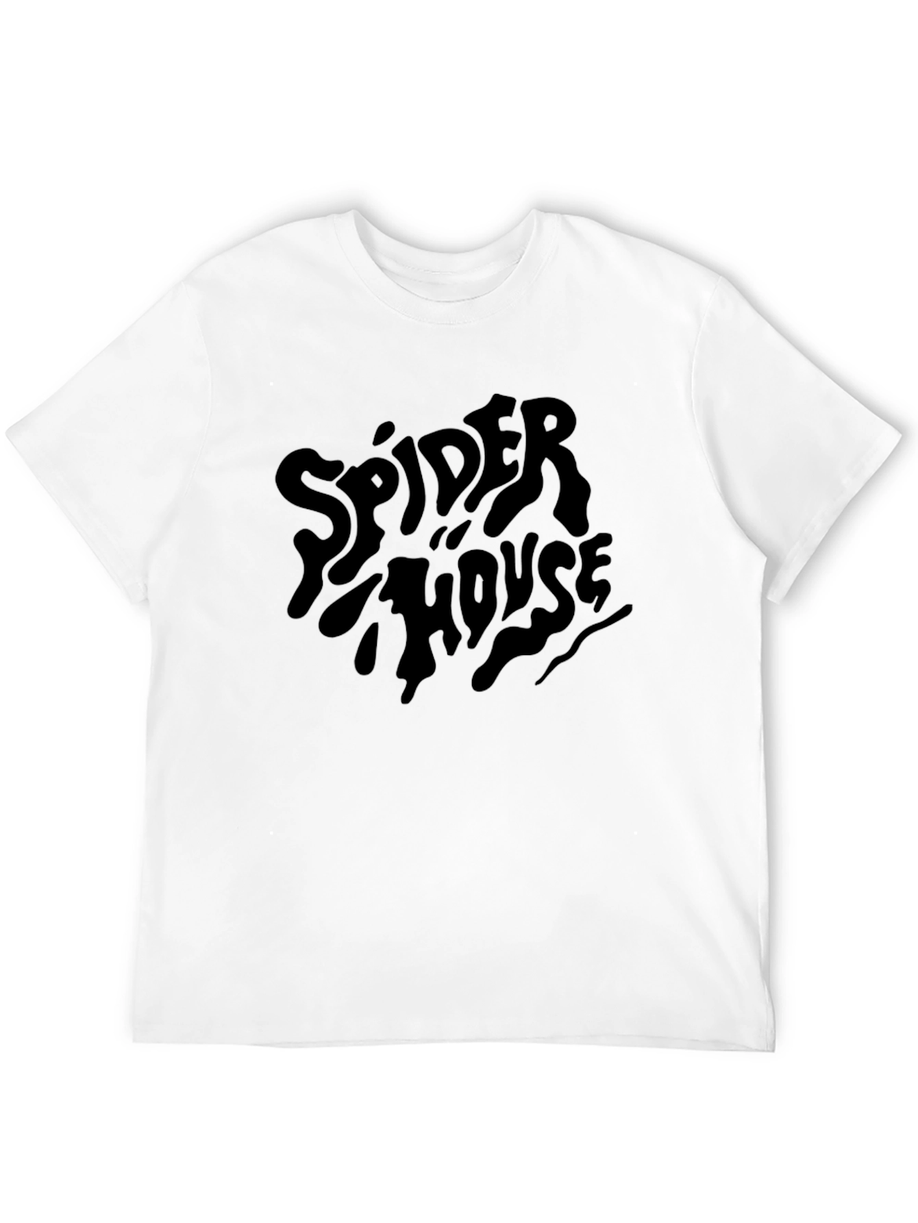 Spider House Black Graphic Tee - Mens