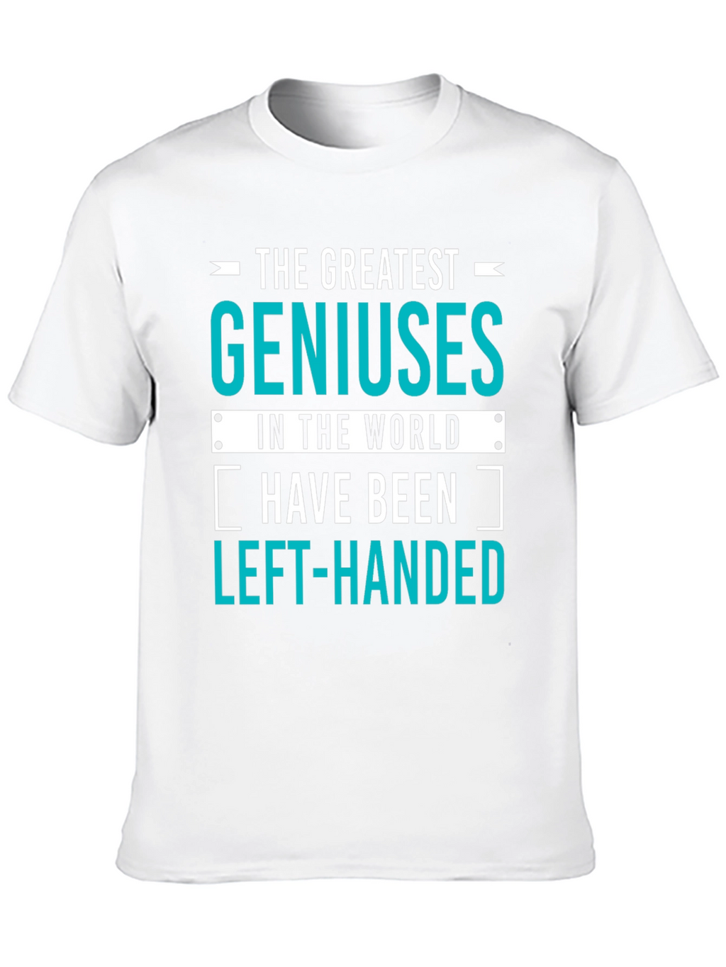 Genius Left-Handed T-Shirt: Funny Gift for Smart People!