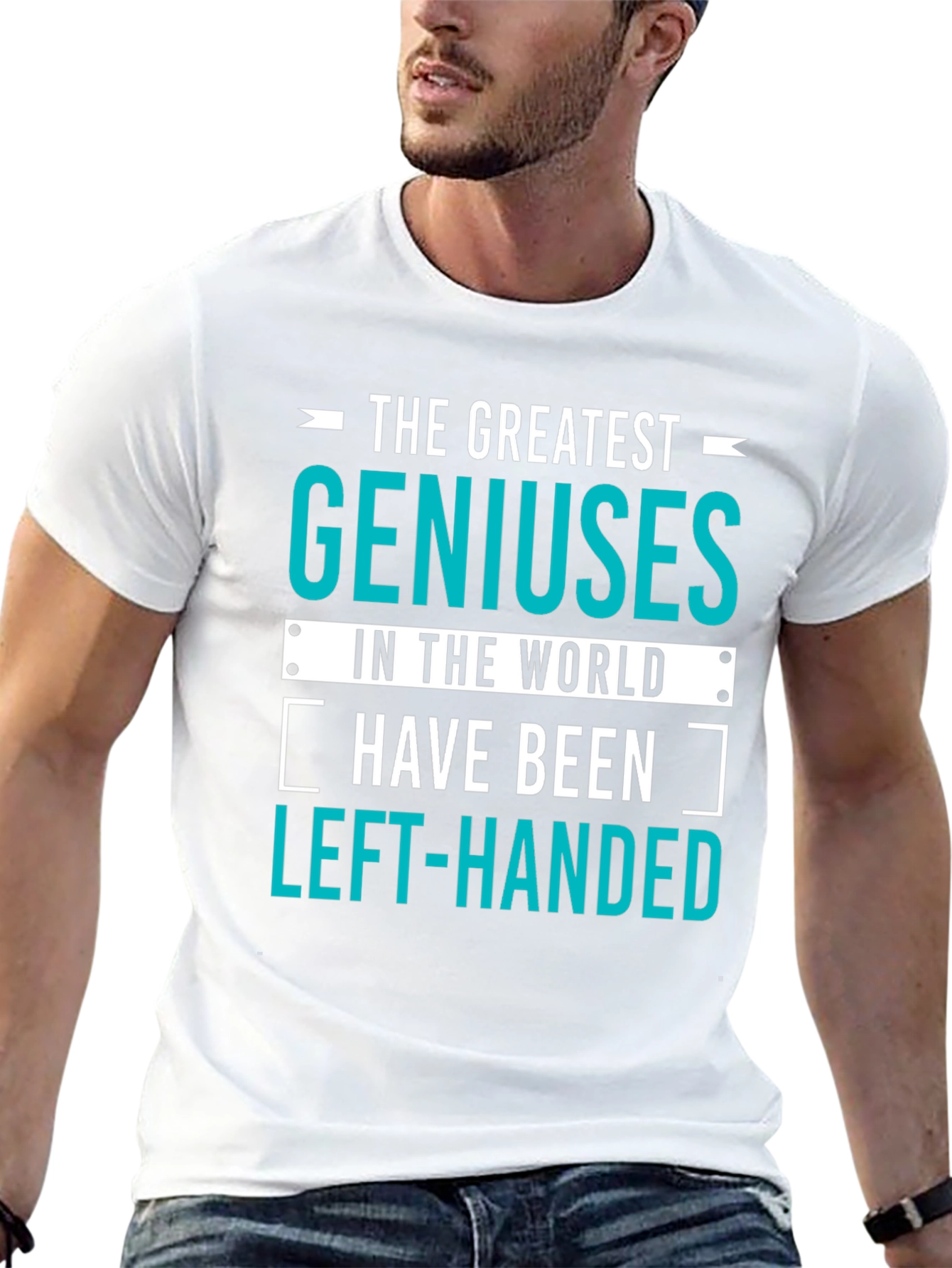 Genius Left-Handed T-Shirt: Funny Gift for Smart People!