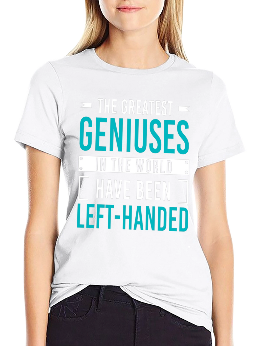 Genius Left-Handed T-Shirt: Funny Gift for Smart People!