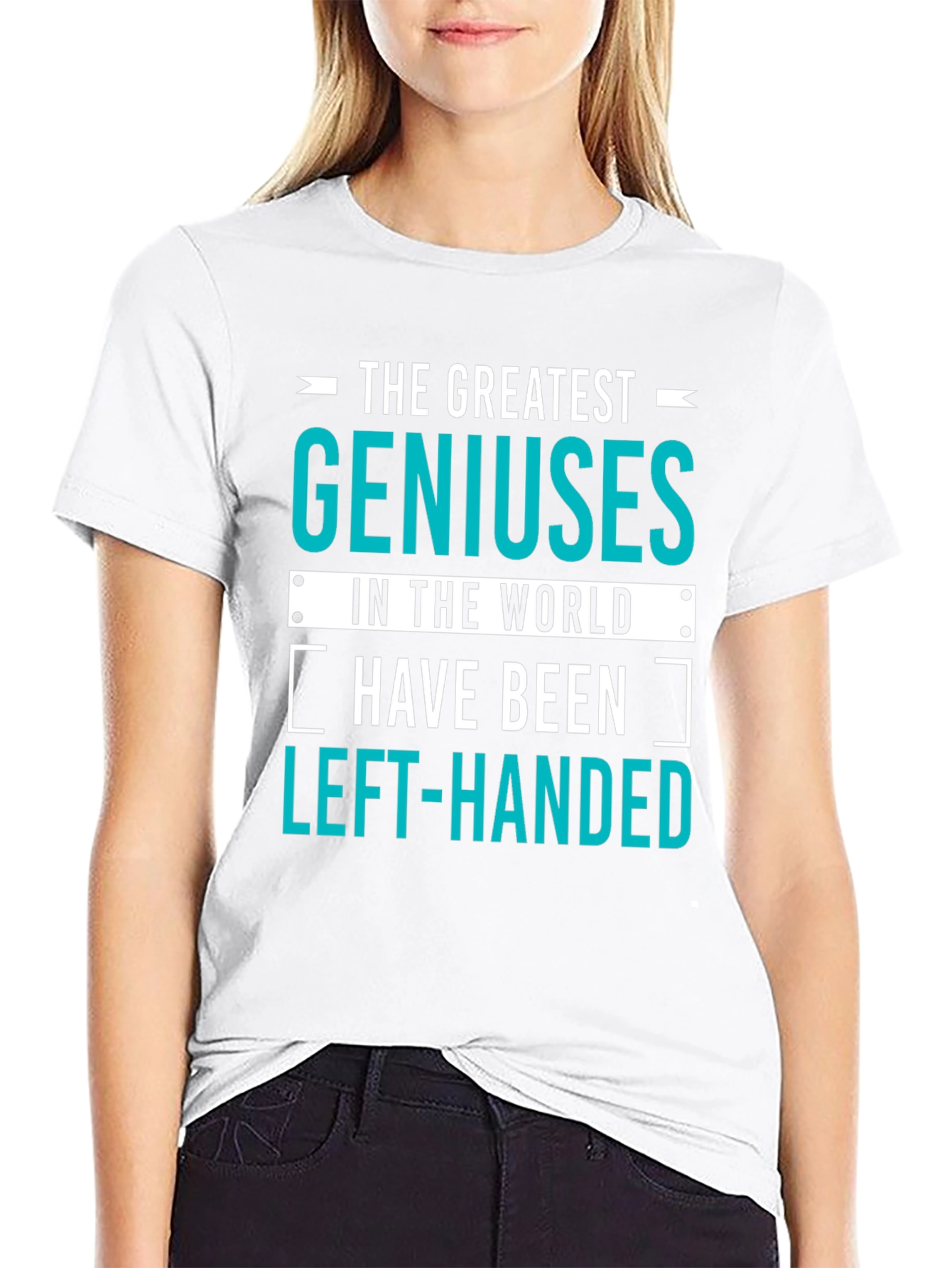 Genius Left-Handed T-Shirt: Funny Gift for Smart People!