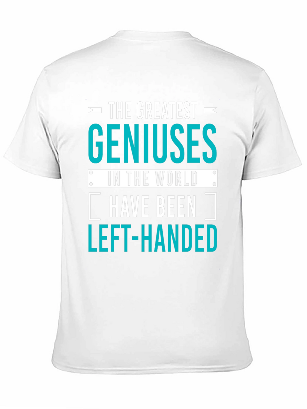 Genius Left-Handed T-Shirt: Funny Gift for Smart People!