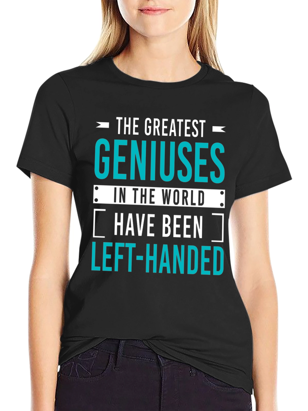 Genius Left-Handed T-Shirt: Funny Gift for Smart People!
