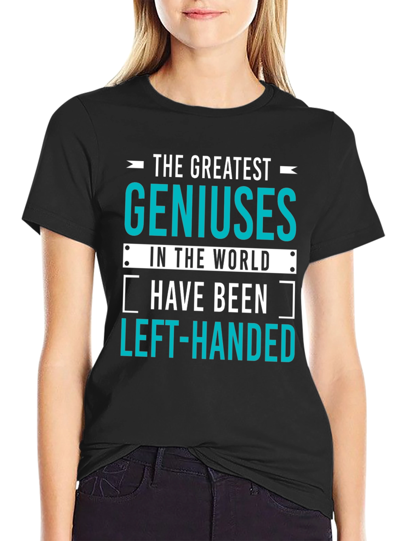 Genius Left-Handed T-Shirt: Funny Gift for Smart People!