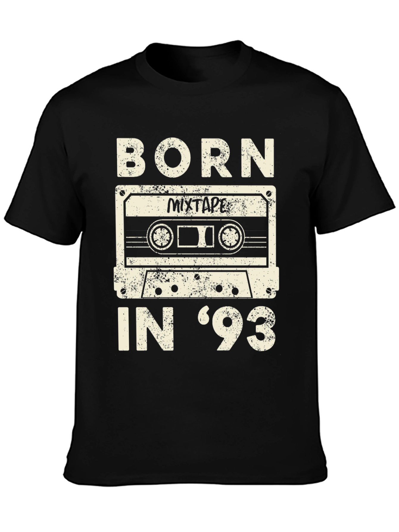 Born In 93 Mixtape Graphic T-Shirt