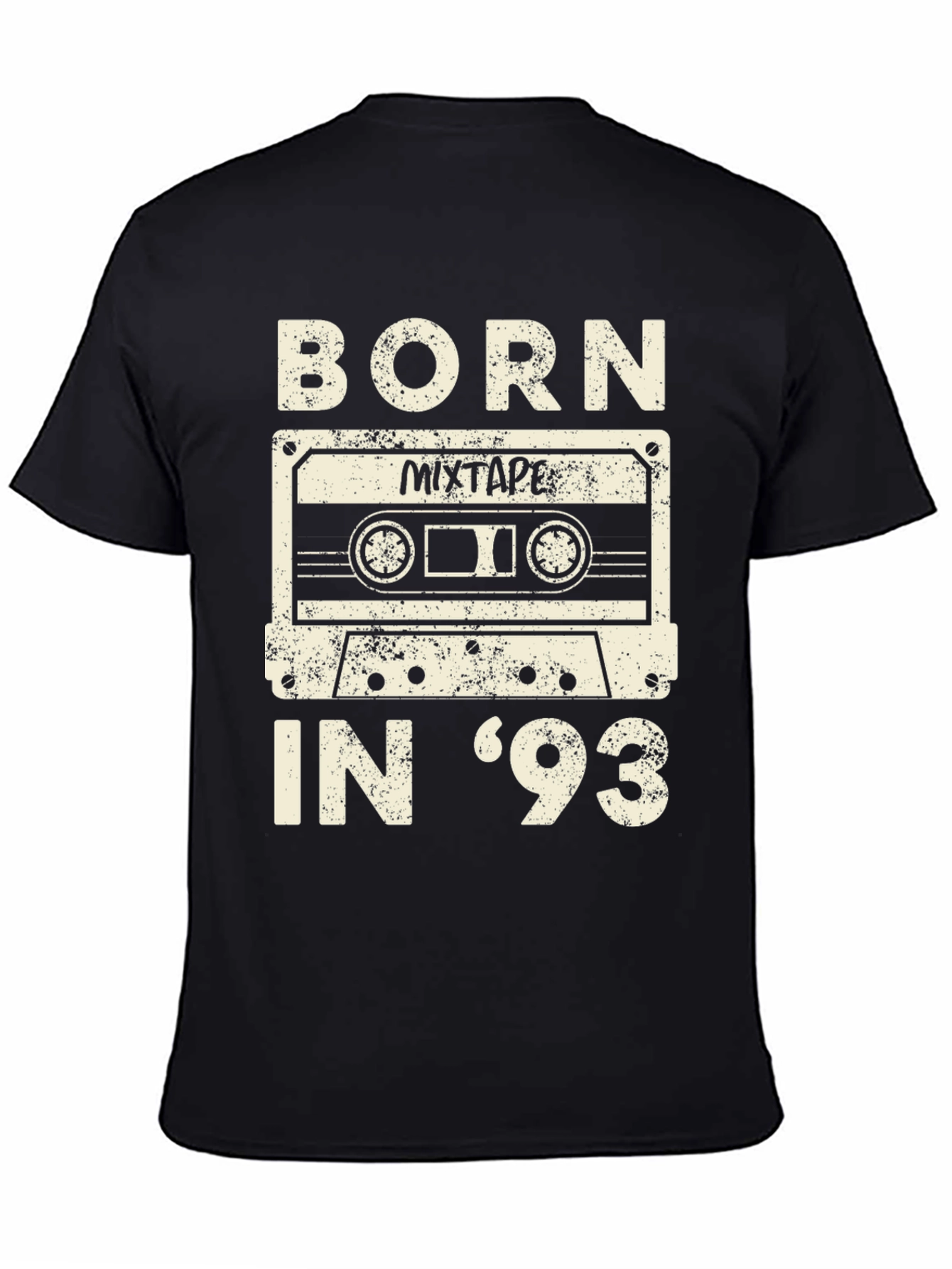 Born In 93 Mixtape Graphic T-Shirt