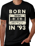 Born In 93 Mixtape Graphic T-Shirt
