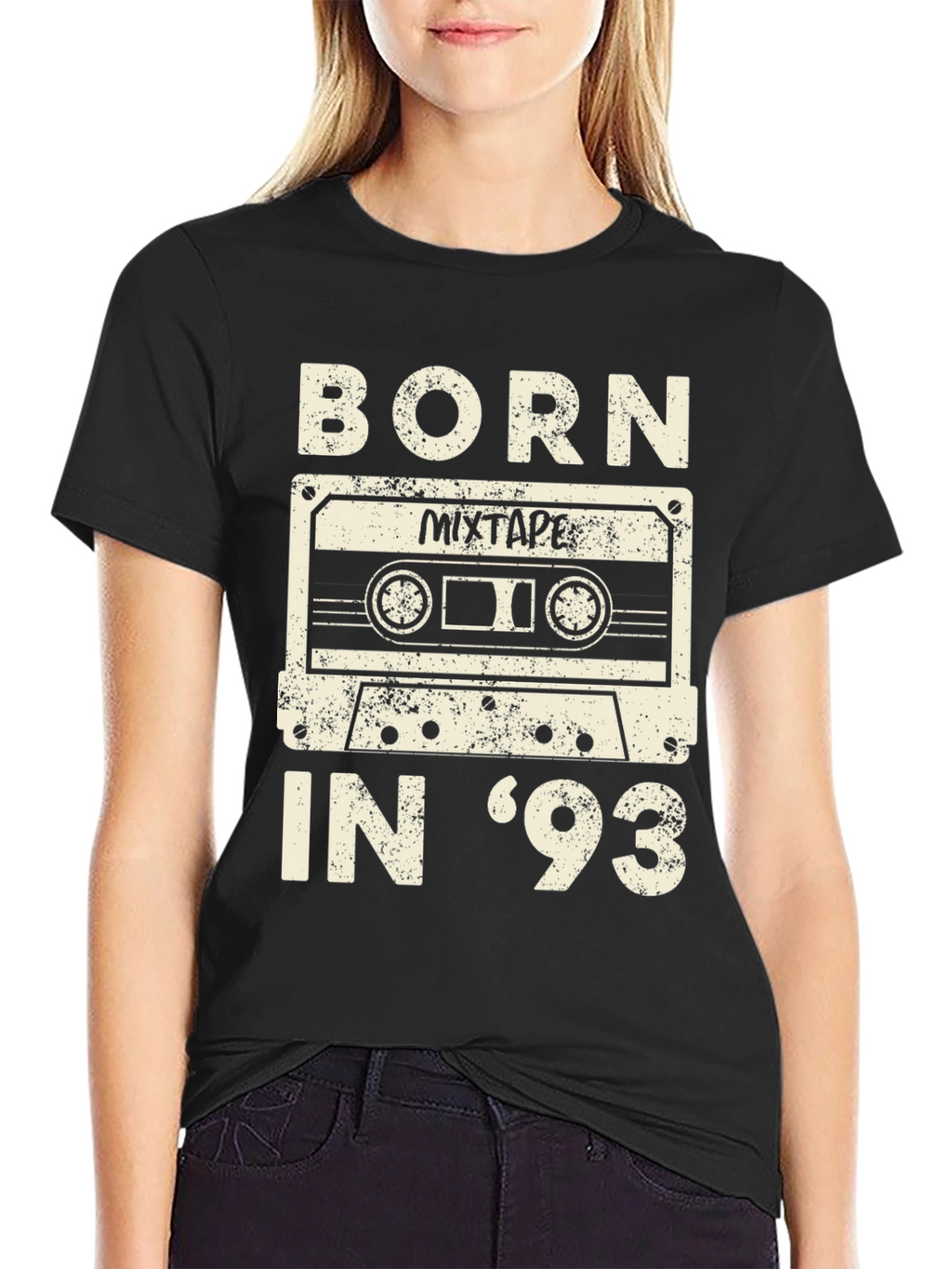 Born In 93 Mixtape Graphic T-Shirt