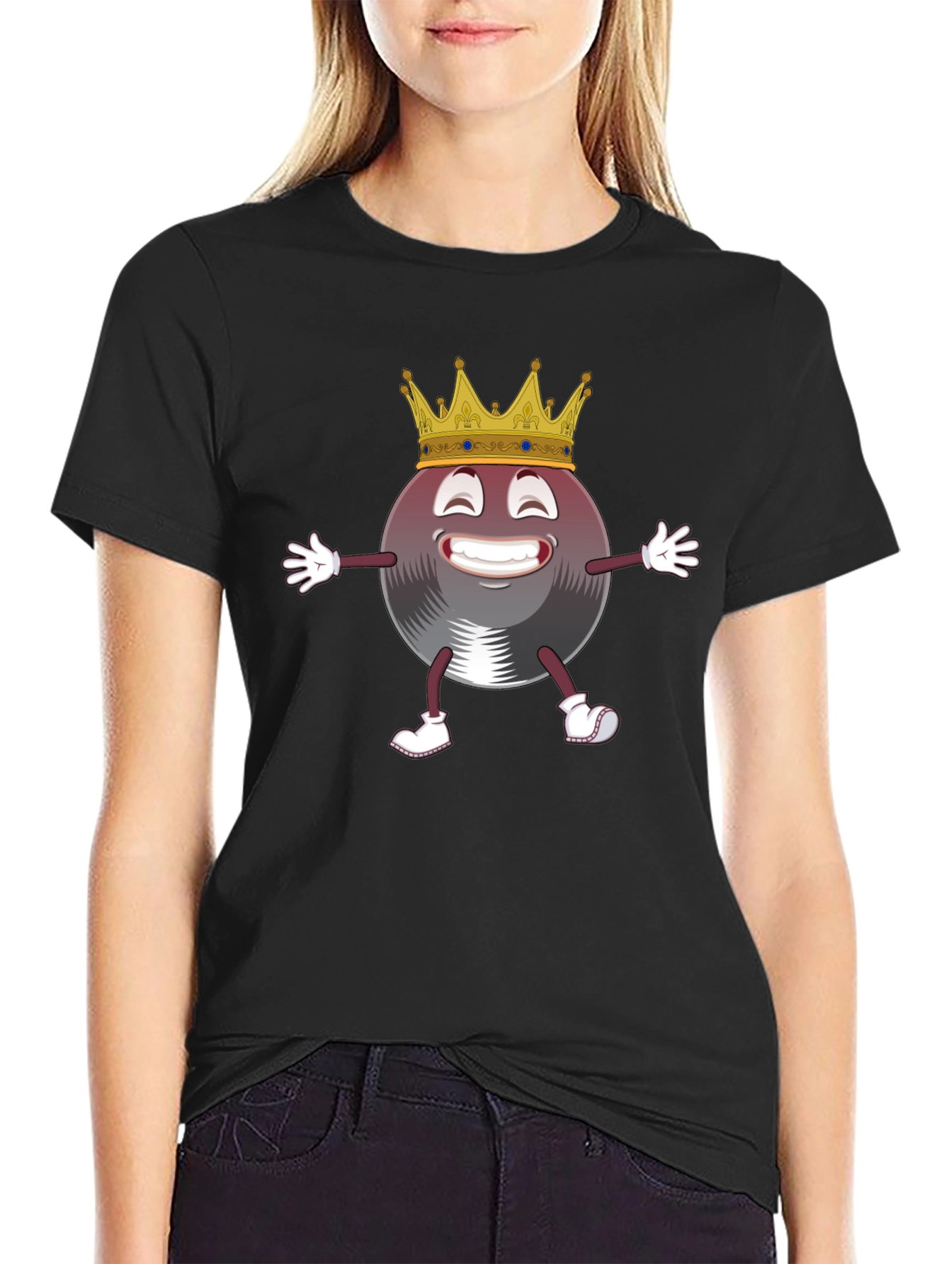 Funny King Record T-Shirt - Music Lover Tee