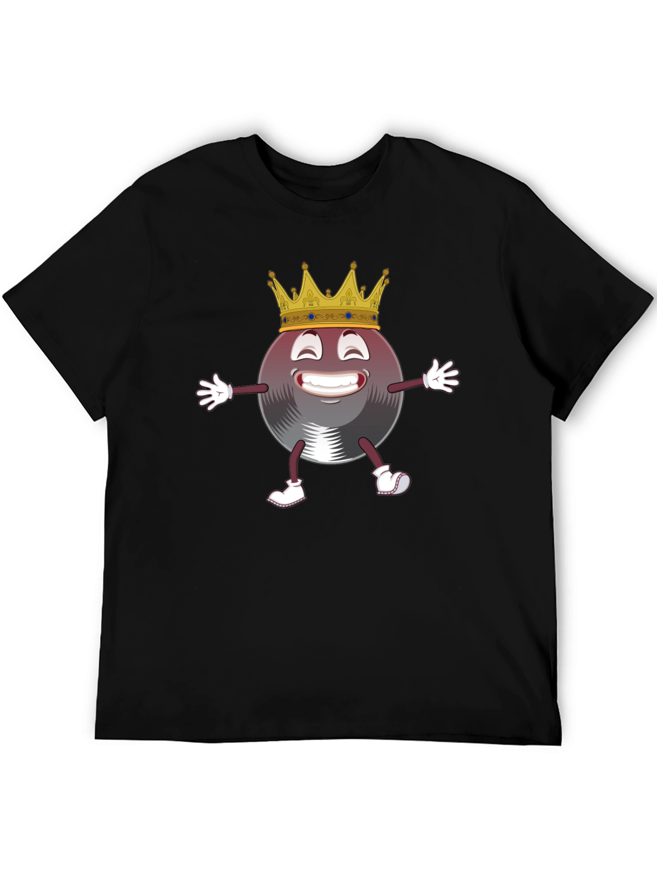 Funny King Record T-Shirt - Music Lover Tee