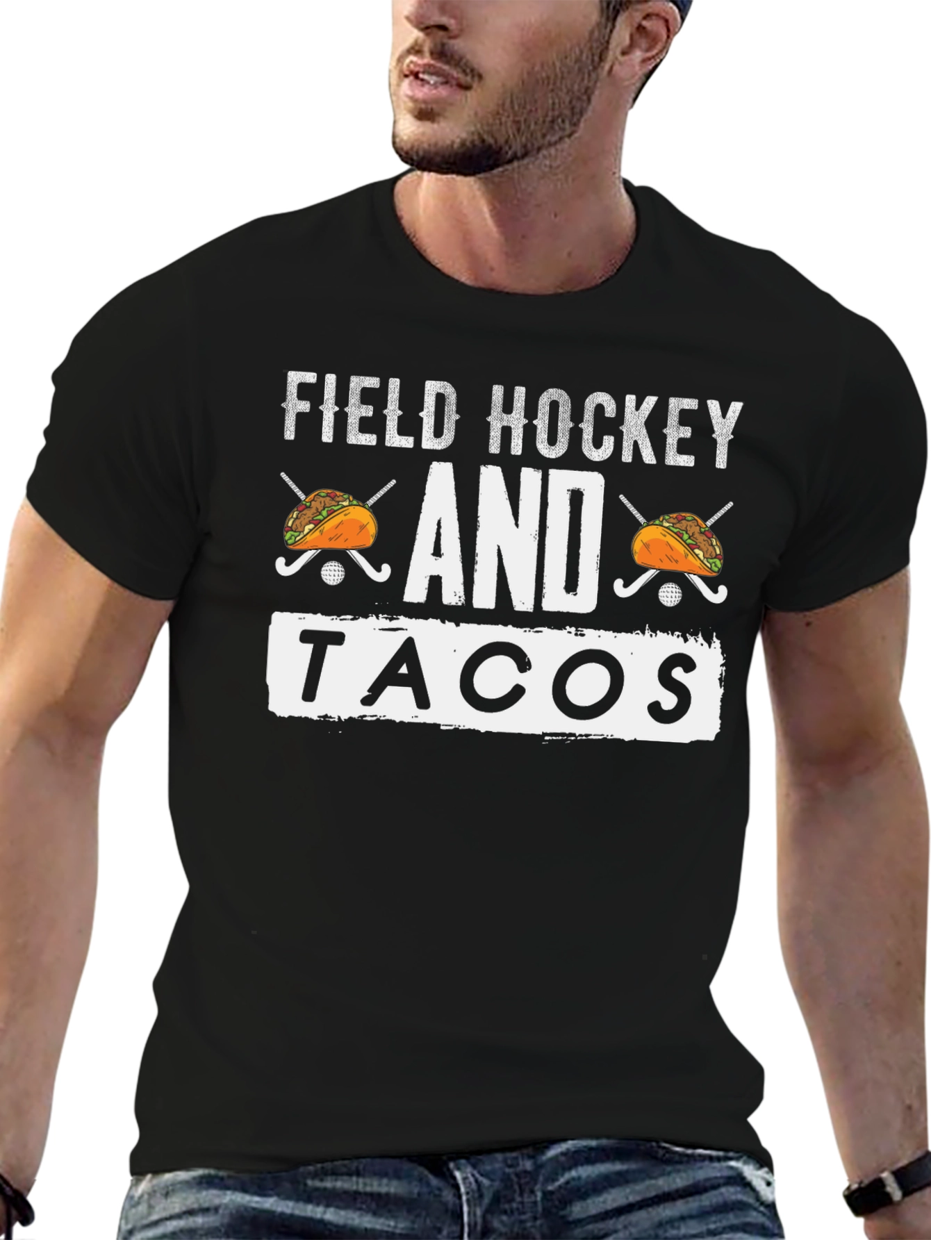 Field Hockey and Tacos Graphic Tee