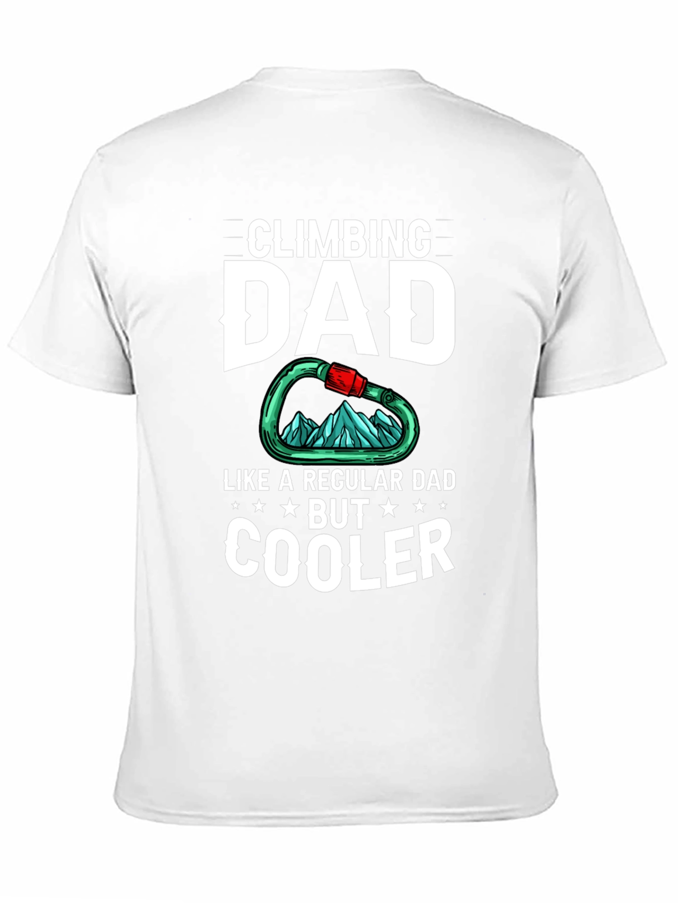 Climbing Dad T-Shirt - Cool Dad Graphic Tee