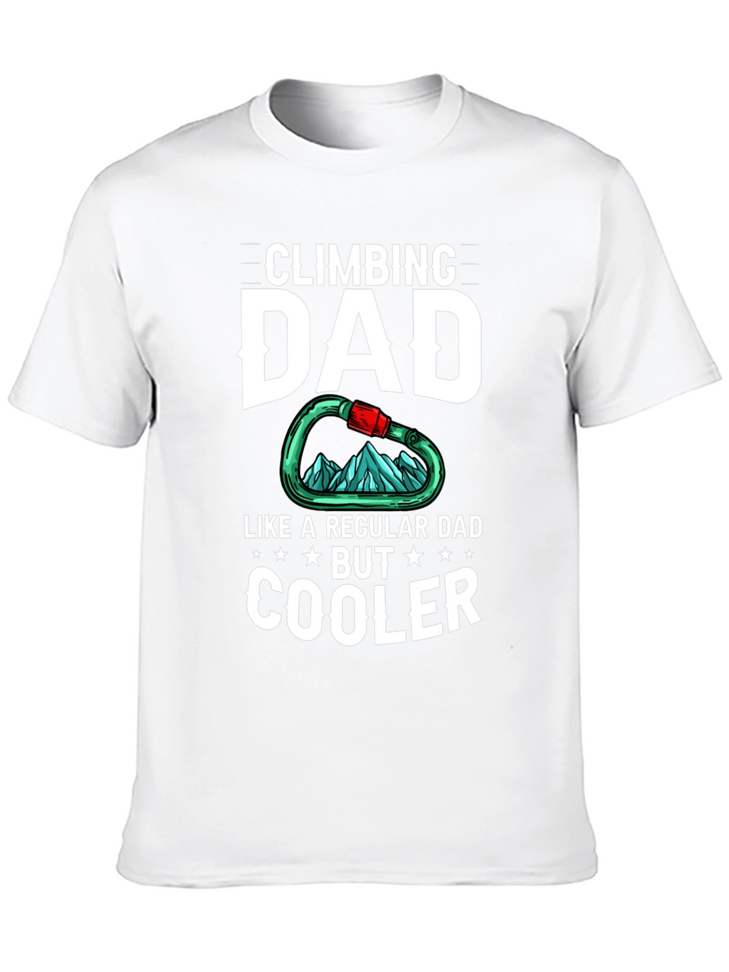 Climbing Dad T-Shirt - Cool Dad Graphic Tee