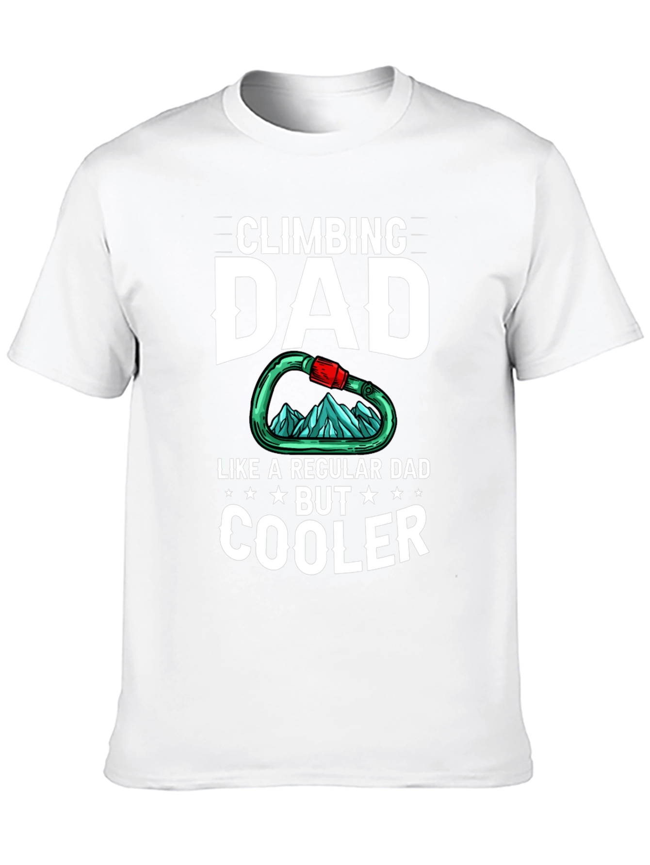 Climbing Dad T-Shirt - Cool Dad Graphic Tee